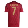 Oficiální Fotbalový Dres Belgie De Bruyne 7 Domácí ME 2024 pro Muži